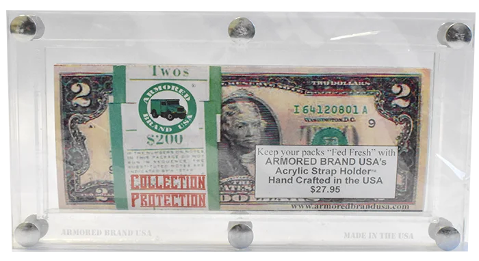 Armored Brand USA Acrylic Bulk Modern Currency Holder