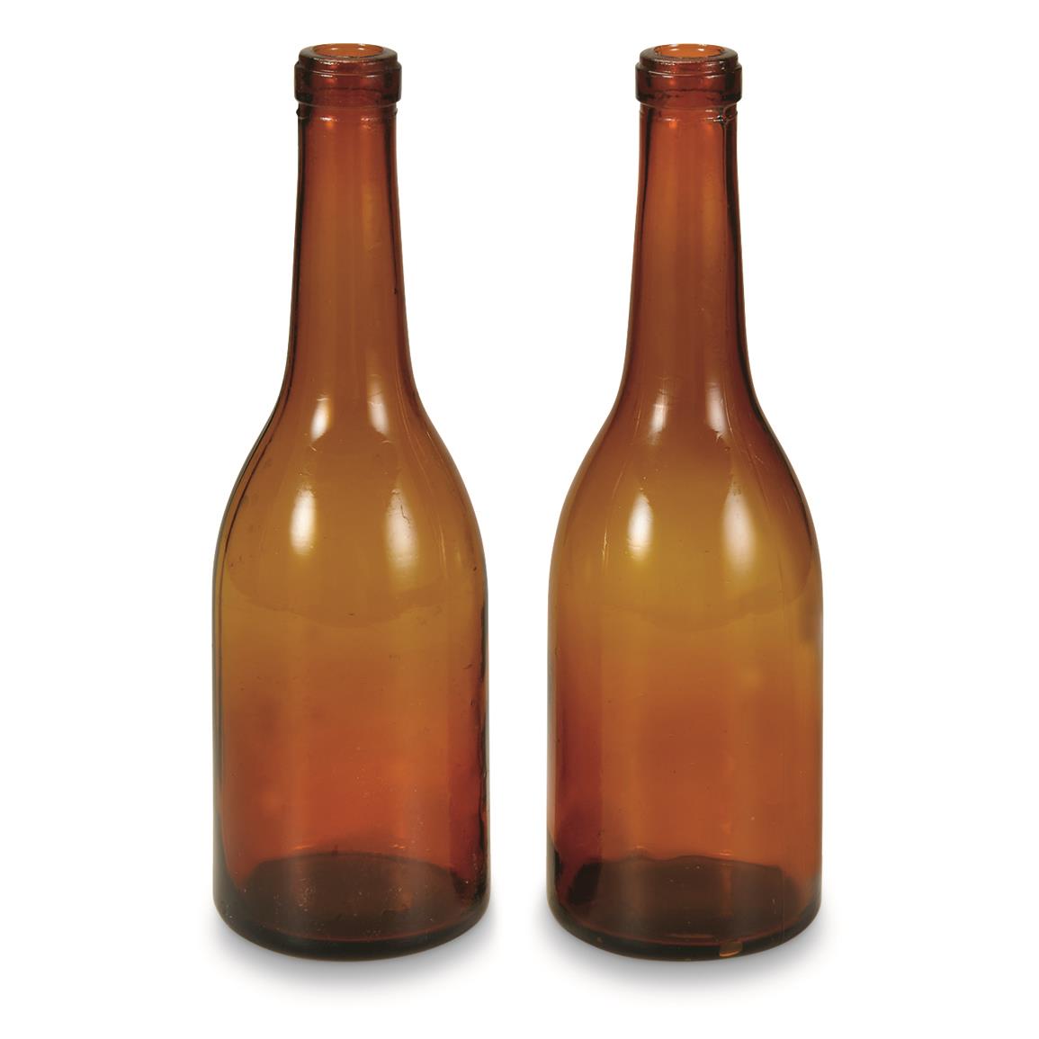 Romanian Military Surplus Wine Bottles, 2 Pack, New