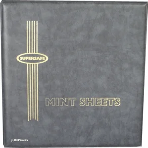 Deluxe Mint Sheet Binder Only (Grey)