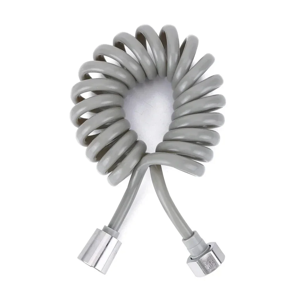 Coiled spring hose for bidet sprayers and handheld showers, 2 or 3 m — representative supplier photograph