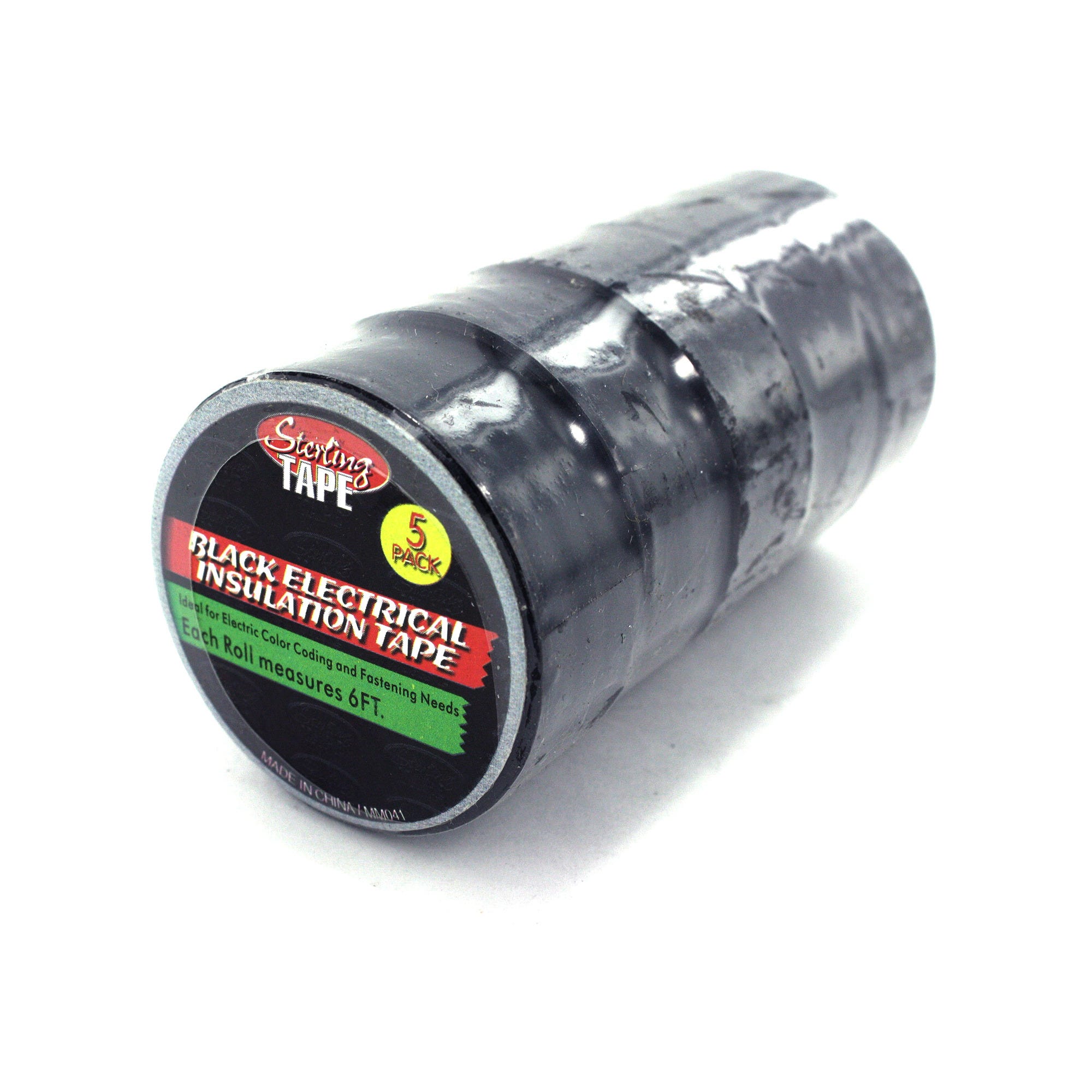 Bulk 50-Pack: Black Electrical Tape Set