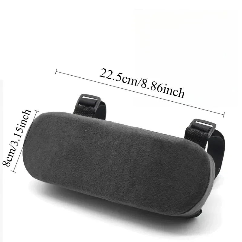 Memory-foam armrest pads for office chairs, 1, 2 or 4 pack — representative supplier photograph